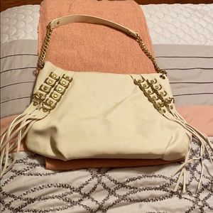 Big Buddha Cream Colored Hobo Bag